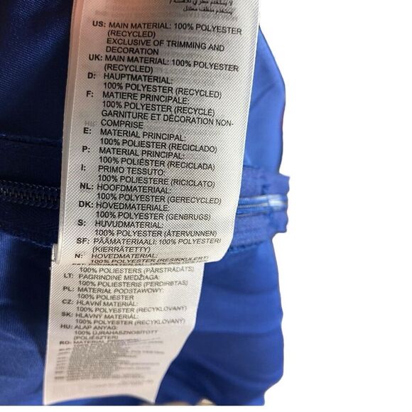 Adidas Skirt WMNS 8 Blue Pleated Lifestyle Tennis Collegiate Sporty Logo Preppy - Picture 11 of 16